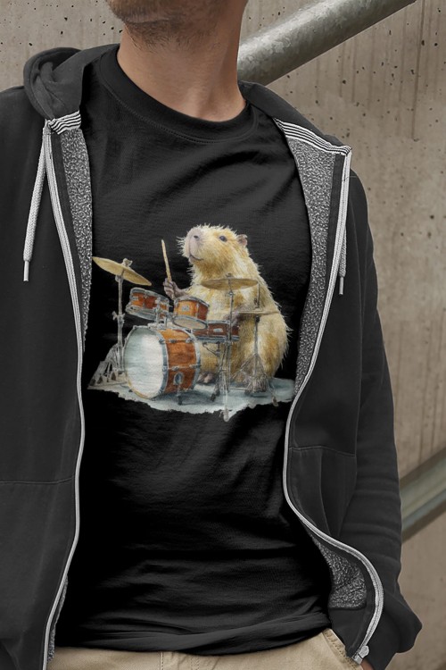 Perkusja - Kapibara perkusista - Prezent dla perkusisty - osemkowa.pl