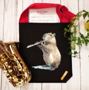 Flet - Kapibara - Prezent dla flecisty - Torba na ramię