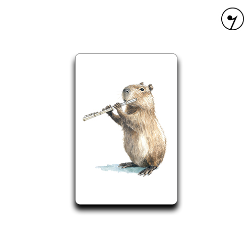 Flet - Kapibara - Prezent dla flecisty - Magnes