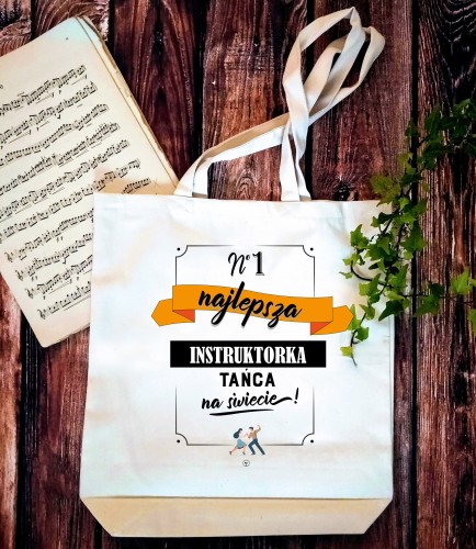 Instruktor / Instruktorka tańca - Prezent dla instruktora tańca - Najlepsza instruktorka tańca - Torba