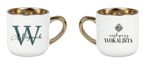 Wokalista / Wokalistka - Najlepsza wokalistka / wokalista - Prezent dla wokalisty - Personalizacja - Kubek elegant
