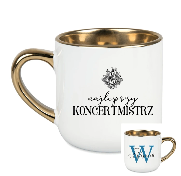 Koncertmistrz - Najlepszy koncertmistrz - Prezent dla koncertmistrza - Personalizacja - Kubek elegant