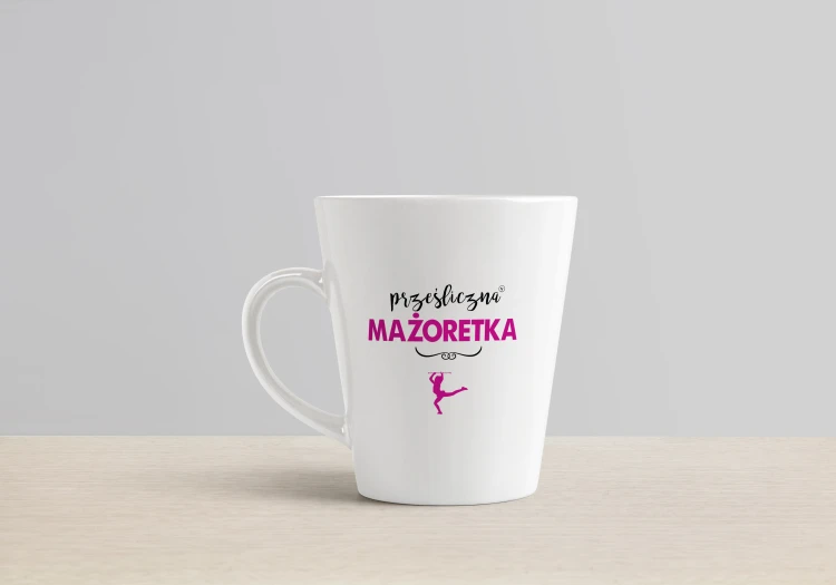 Mażoretka - Prezent dla mażoretki - Prześliczna mażoretka - Kubek latte