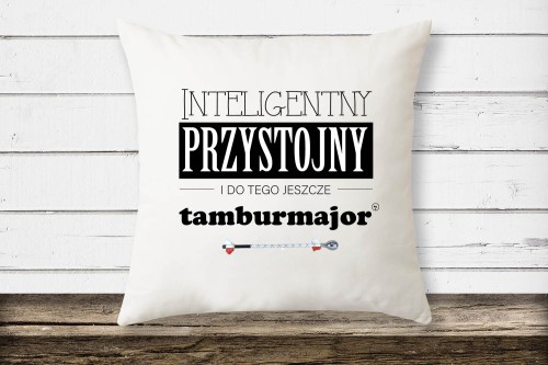Tamburmajor - Tamburmajorka - Prezent dla tamburmajora - Poduszka