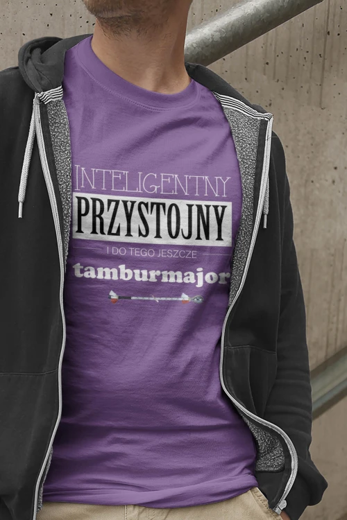 Tamburmajor - Tamburmajorka - Przystojny tamburmajor - Prezent dla tamburmajora - Koszulka