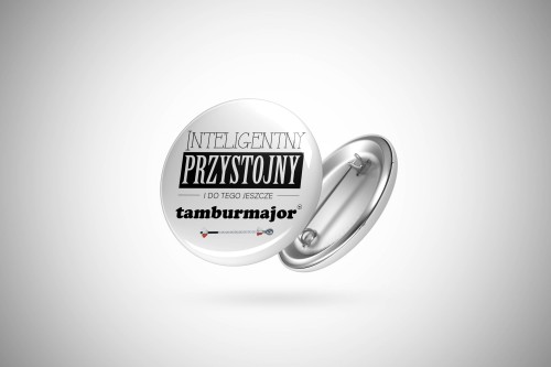 Tamburmajor - Tamburmajorka - Przystojny tamburmajor - Prezent dla tamburmajora - Przypinka