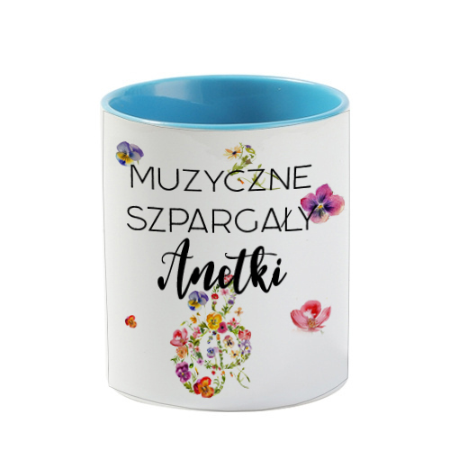 Pojemnik na długopisy - Personalizacja - Muzyczny pojemnik kwiaty