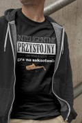 Saksofon - Przystojny, inteligentny i do tego jeszcze gra na saksofonie - Koszulka