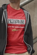 Saksofon - Przystojny, inteligentny i do tego jeszcze gra na saksofonie - Koszulka