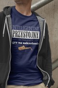 Saksofon - Przystojny, inteligentny i do tego jeszcze gra na saksofonie - Koszulka