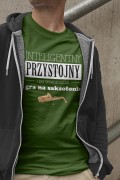 Saksofon - Przystojny, inteligentny i do tego jeszcze gra na saksofonie - Koszulka