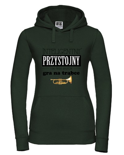 Trąbka - Przystojny, inteligentny, gra na trąbce - Prezent dla trębacza - Bluza