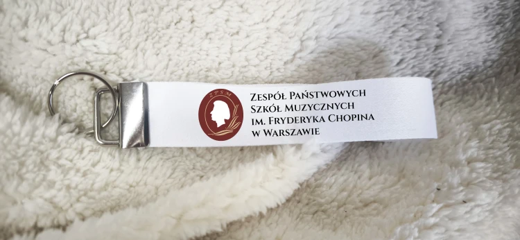 Szkoła muzyczna - Minismycz - Brelok - Logo szkoły - Personalizacja
