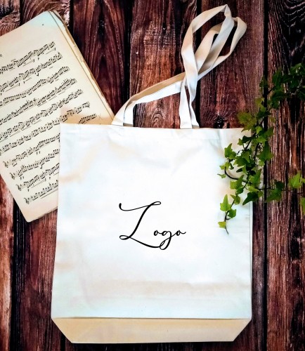Szkoła muzyczna - Logo - Torba z 2 uchami