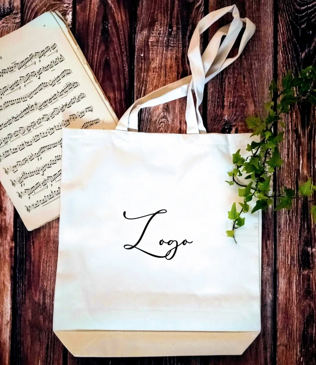Szkoła muzyczna - Logo - Torba z 2 uchami