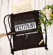 Konferansjer - Przystojny i do tego świetny konferansjer - Prezent dla konferansjera - Worek plecak