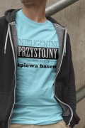 Bas - Przystojny śpiewa basem - Prezent dla basa - Koszulka
