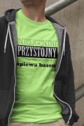 Bas - Przystojny śpiewa basem - Prezent dla basa - Koszulka