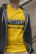 Bas - Przystojny śpiewa basem - Prezent dla basa - Koszulka