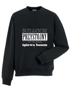 Bas - Inteligentny, Przystojny śpiewa basem - Prezent dla basa - Prezent dla wokalisty - Prezent dla chórzysty - Bluza