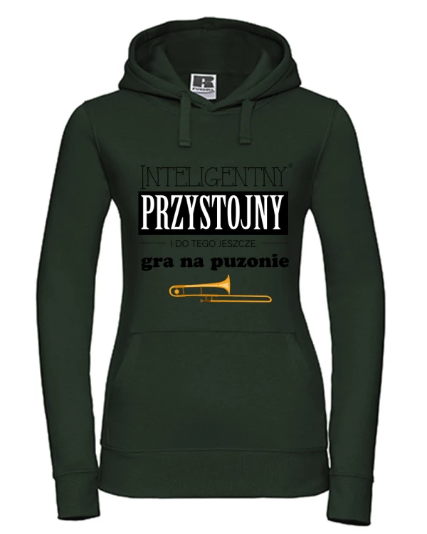 Puzon - Przystojny, inteligentny, gra na puzonie - Prezent dla puzonisty - Bluza