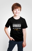 Puzon - Przystojny, inteligentny, gra na puzonie - Prezent dla puzonisty - Koszulka dziecięca