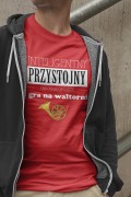 Waltornia - Przystojny, inteligentny, gra na waltorni - Prezent dla waltornisty - Koszulka