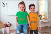 Wiem co w rytmie piszczy Zielona i Zolta Koszulka dziecięca GingerCat & Osemkowa.jpg