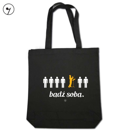 zawsze badz dyrygentem - torba eko czarna.jpg