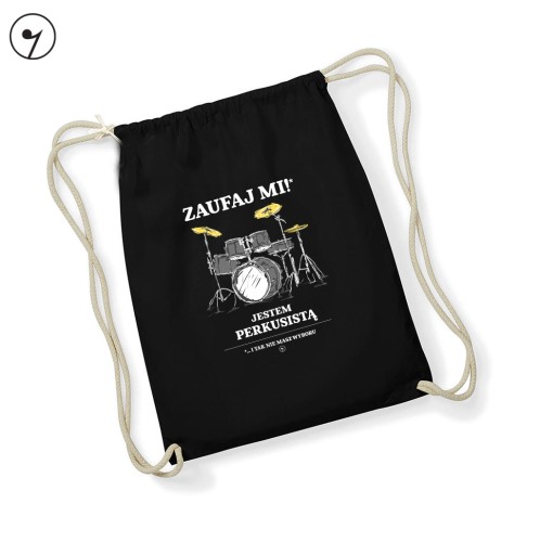 Zaufaj mi jestem perkusista - worek-plecak czarny.jpg