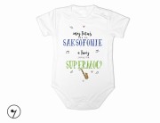 Saksofon – Saksofon supermoc – Tata / Mama gra na saksofonie - Prezent dla saksofonistki – Prezent dla saksofonisty - Body – Bodziak