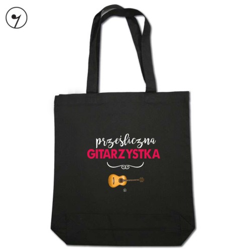 Przesliczna gitarzystka - torba eko czarna.jpg