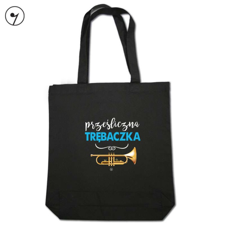 Przesliczna trebaczka- torba eko czarna.jpg