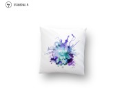 Biała poduszka dekoracyjna z napisem „Music is my life”. Oryginalny prezent dla muzyka i miłośnika muzyki.