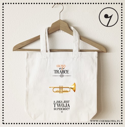 Nauczyciel trąbki - Trąbka - Uczę gry na trąbce - Supermoc - Torba 2 ucha