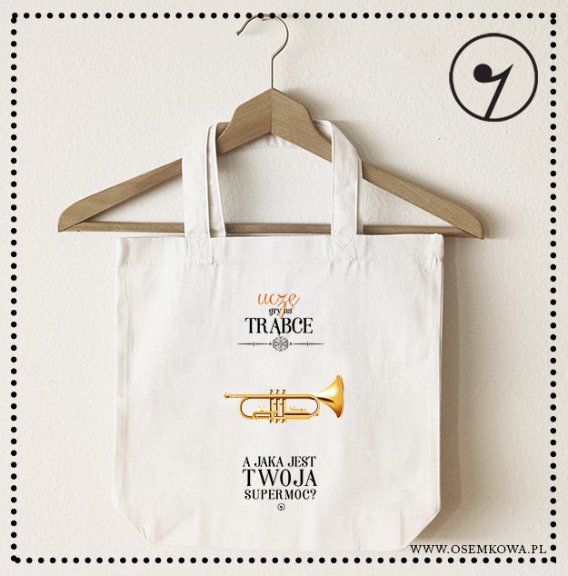 Nauczyciel trąbki - Trąbka - Uczę gry na trąbce - Supermoc - Torba 2 ucha