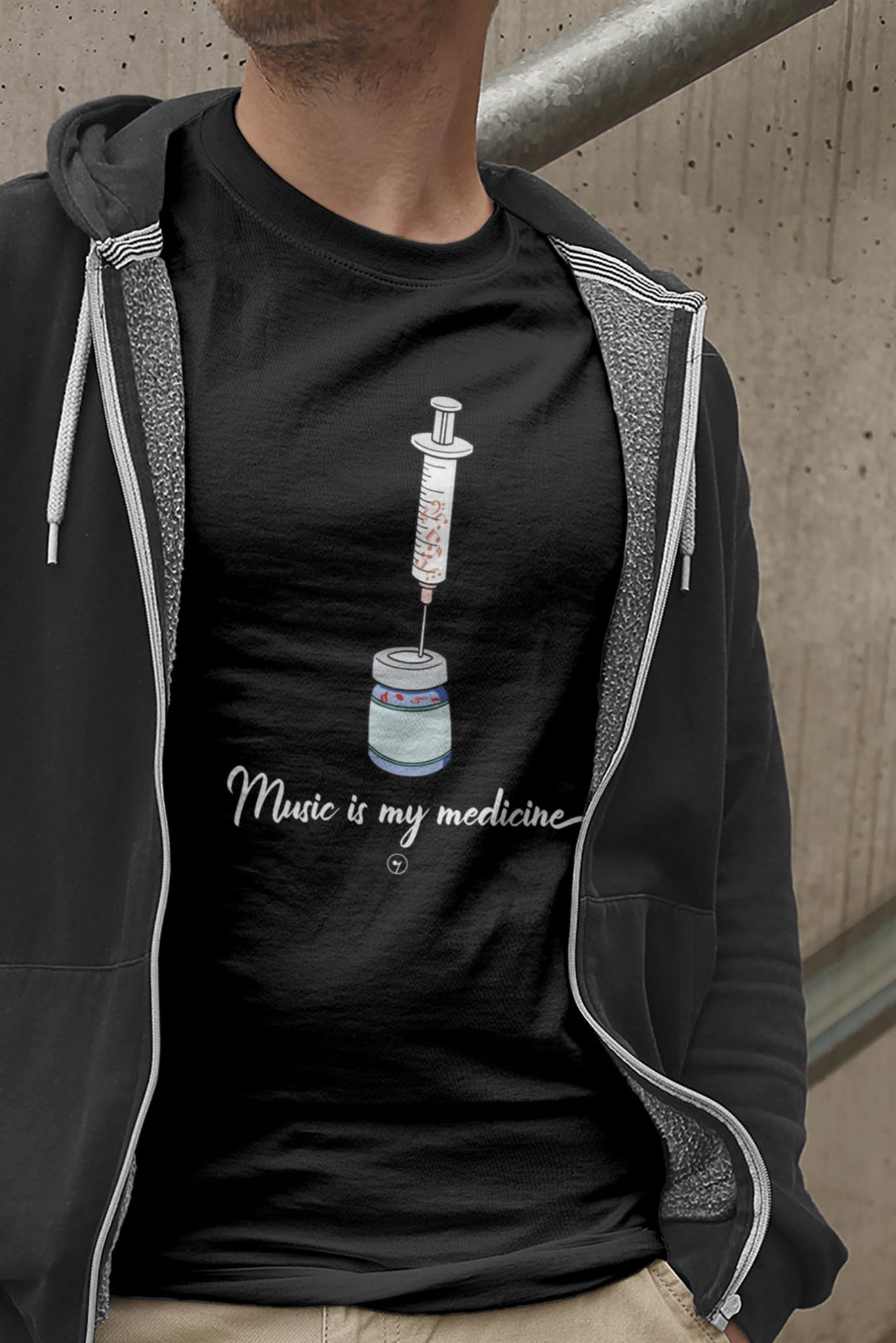 Music is my medicine - Koszulka Damska/Męska